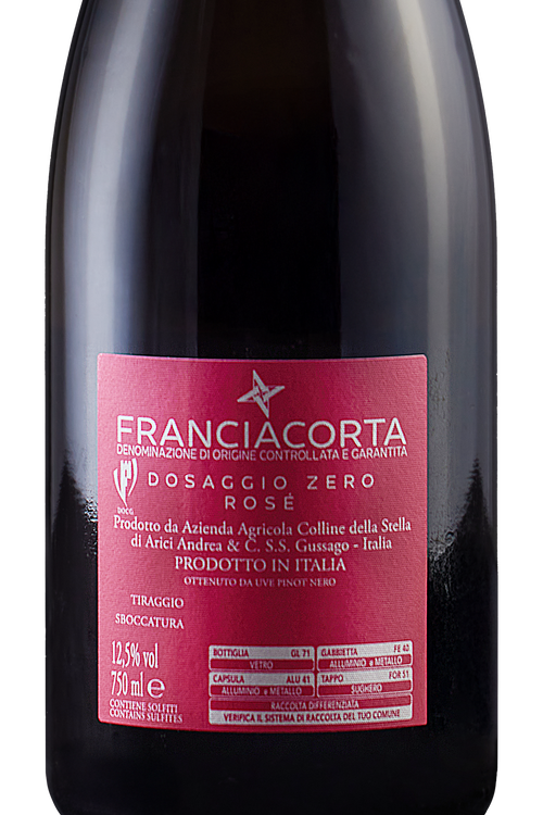 Franciacorta Rosé Dosaggio Zero
