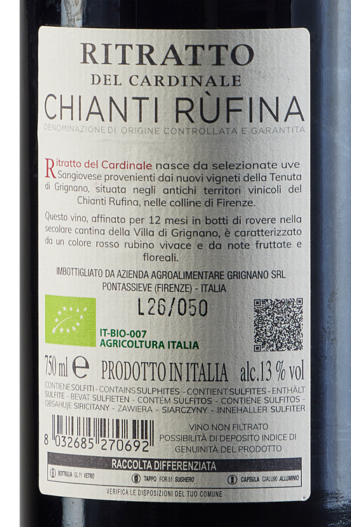 Chianti Rufina Del Cardinale Bio