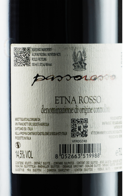 Etna Rosso Passorosso