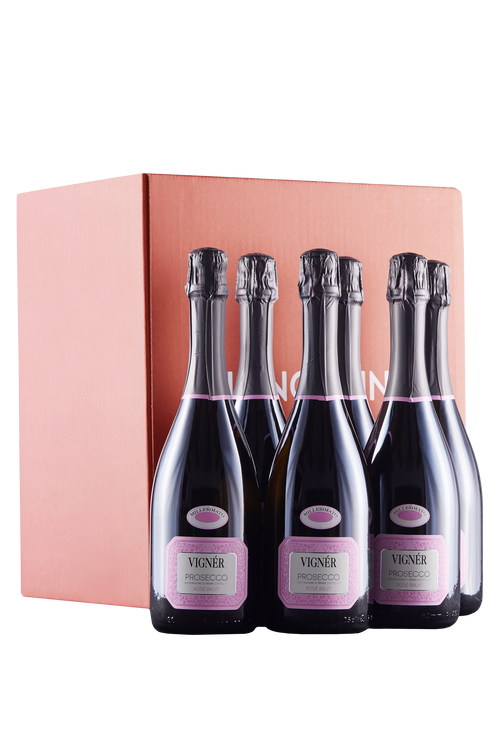 Box of 6 bottles Prosecco Ros&eacute; Vign&eacute;r