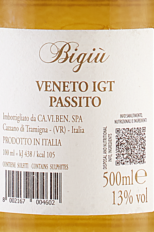 Veneto Bianco Passito Bigi&ugrave;
