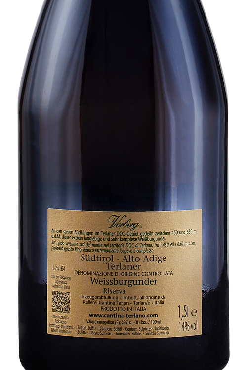 Alto Adige Pinot Bianco Riserva Vorberg