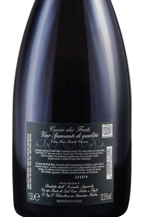 Spumante Extra Brut Metodo Classico Cuvée dei Frati