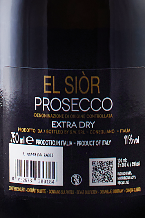 Prosecco Extra Dry El Si&ograve;r