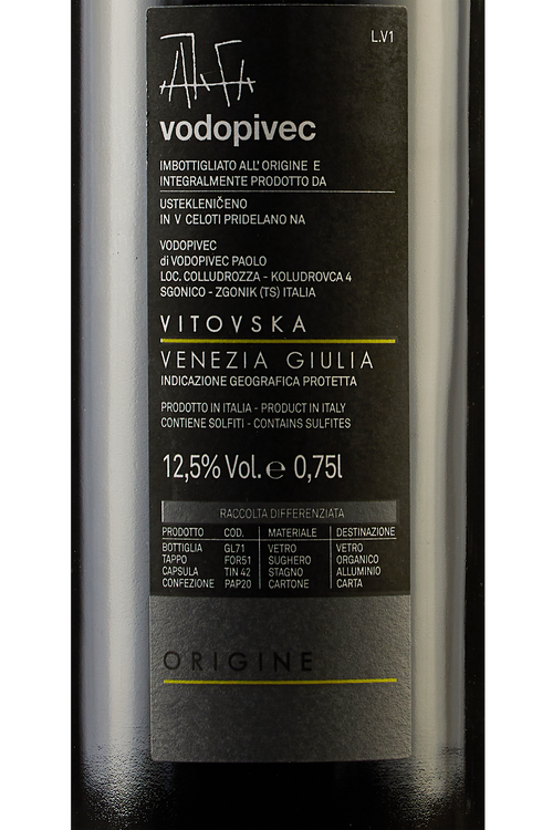 Venezia Giulia Vitovska Origine