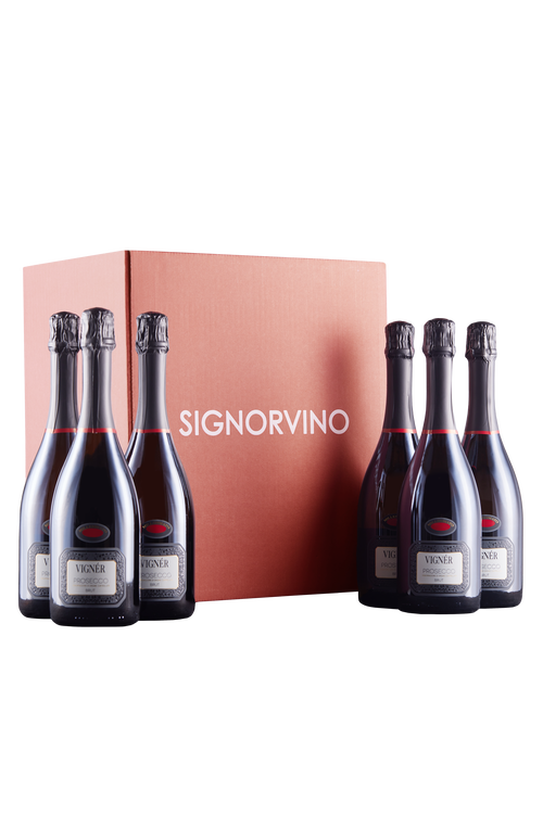 Confezione 6 bottiglie Prosecco Brut Vignér