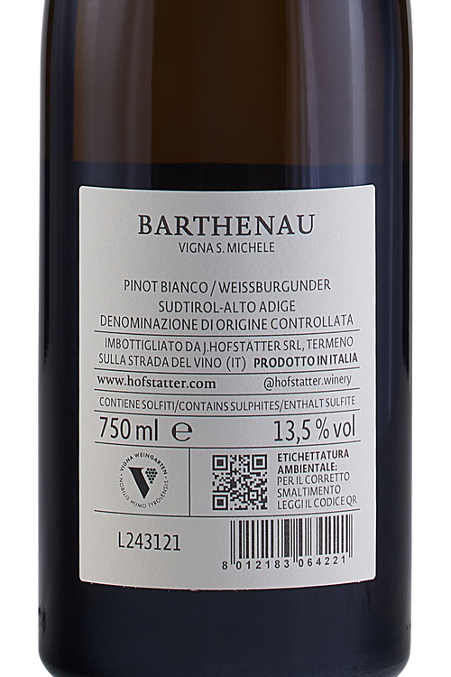 Alto Adige Pinot Bianco Vigna San Michele