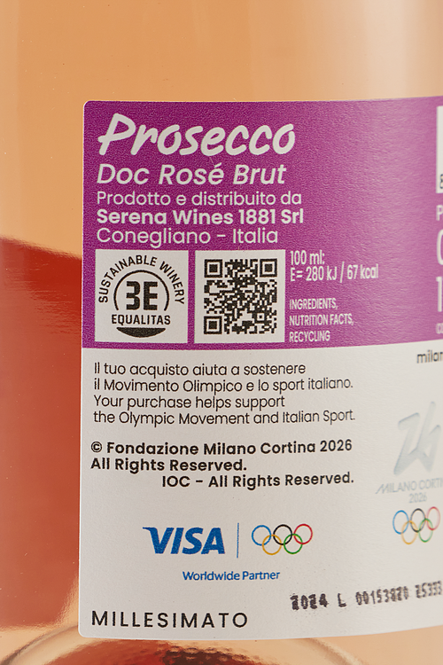 Prosecco Ros&eacute; Brut Millesimato Olimpiadi Milano-Cortina 2026