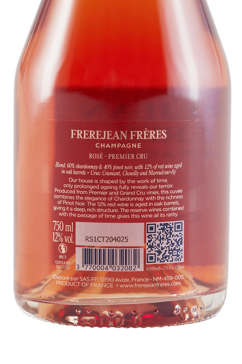 Champagne Premier Cru Ros&eacute;