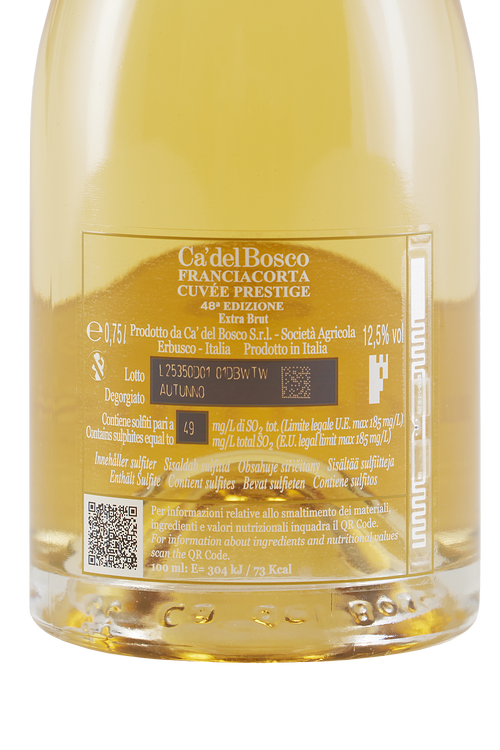 Franciacorta Extra Brut Cuv&eacute;e Prestige Edizione 48